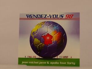 JEAN MICHEL JARRE AND APOLLO FOUR FORTY RENDEZ-VOUS 98 (L38) 3 Track CD Single P