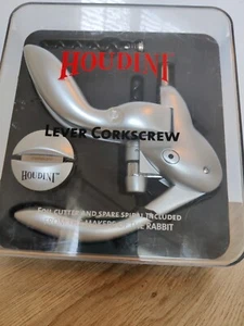 NWT, Houdini Lever Style, Vertical Corkscrew Wine Opener, w/Foil Cutter - Picture 1 of 4
