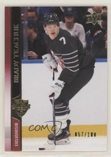 2020-21 Upper Deck Extended Series UD Exclusives /100 Brady Tkachuk #696