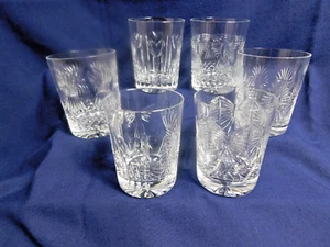 F7 - Waterford Crystal Millennium Series Doppio Old Fashioned Lotto di 6 - Raro - Foto 1 di 7