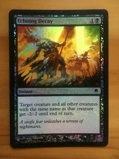 Mtg darksteel echoing decay foil nm/sp