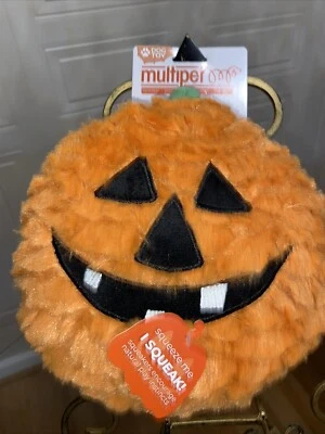 Multipet  Pumpkin 🎃 Dog Toy 9” Clinker And Squeaky. - Image 1 of 4
