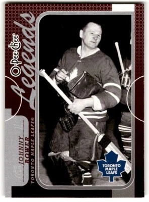 Johnny Bower 2008-09 O-Pee-Chee Legends #566 Toronto Maple Leafs - Image 1 of 2