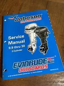 1998 OMC Johnson Evinrude EC 9.9 Thru 30 2-Cylinder Service Manual P/N 520204 - Picture 1 of 12