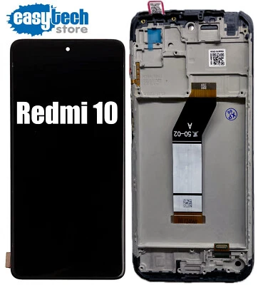 Xiaomi Redmi 10 M21061119DG M21061119AG Display FRAME Touch Screen LCD Schermo