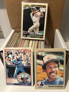 Huge Andre Dawson Baseball Lot Of 170 Expos, Cubs - Picture 1 of 9