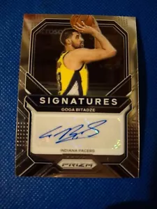 2020 GOGA BITADZE PANINI PRIZM AUTOGRAPHED AUTO ROOKIE CARD RC #SI-GOG PACERS - Picture 1 of 2