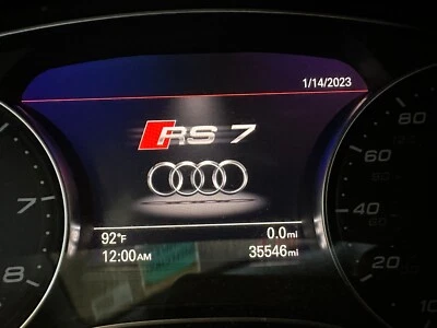 Cuadro de instrumentos velocímetro montaje OEM 35K 2016 AUDI RS7 Foto 1 de 4