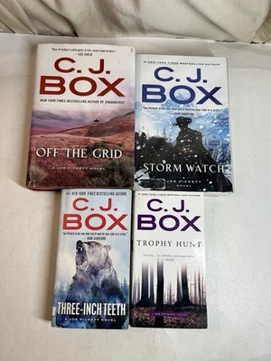 Lot of 4 Books by C.J. Box PB/HC Joe Pickett Series: Trophy Hunt Storm Watch - Image 1 of 4