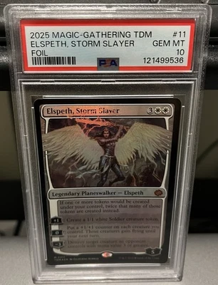 2025 MTG TDM Elspeth, Storm Slayer Foil #11 PSA 10 - Image 1 of 2