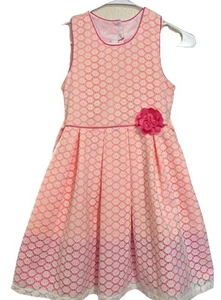 JONA MICHELLE Girl's Dress Size 7 Floral Lace Sleeveless Special Occasion - Picture 1 of 5