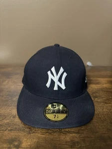 Sombrero para hombre azul marino New Era 59Fifty New York Yankees talla 7 1/4 - Imagen 1 de 4