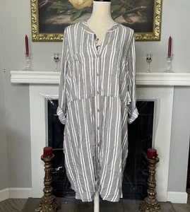 Time and Tru Adjustable Waist Striped Size XL - Picture 1 of 9