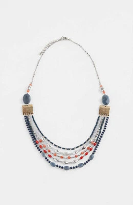 J.Jill ~ NUEVO Collar Semiprecioso Puesta de Sol de Invierno ~ Nuevo con Etiquetas (2V8/2W9) Foto 1 de 4