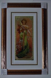 "The Seasons: Spring" (1900) by (After) Alphonse Mucha Signed No. 232/475 Giclée - Picture 1 of 11