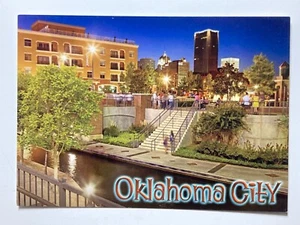 Oklahoma City Bricktown District & Canal Picture Photo Postcard #9435 - Picture 1 of 2