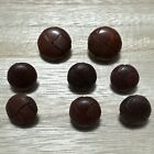 8 Vintage Leather Button Replacement Set for Blazer