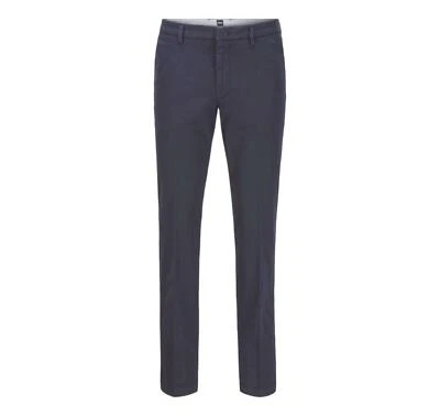 Hugo boss Pantalones Slim Fit Algodón Elástico Azul Kaito1 50410310 - Imagen 1 de 4
