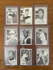 1969 Topps Deckle Edge Complete Set #1-33 & SP Foy & Mays Clemente Rose EX NMint - Picture 1 of 8