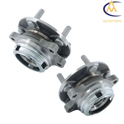 Par de rodamientos de cubo de rueda para Nissan Murano 2003-2007 Quest 3.5L Front Foto 1 de 4