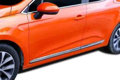 Chrome Side Door Trim 4 Doors for Renault Clio V 2019+ Stainless Steel Foto 1 de 4