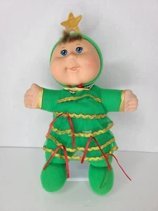 Cabbage Patch Kids Christmas Tree Doll 2007 Baby Doll CPk Holiday Cuties 13" - Picture 1 of 11