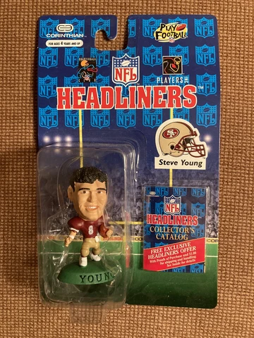 HOF Steve Young Collectible Figure 1996 NFL Headliners SF San Francisco 49ers Cover