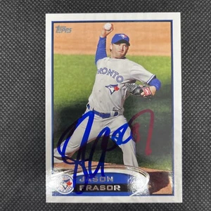Jason Frasor Toronto Blue Jays Signed Auto 2012 Topps Card #US201 ~ COA - Picture 1 of 3
