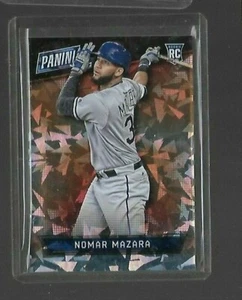 2016 Panini National Nomar Mazara Cracked Ice 25/25 Rc Rookie Parallel Rangers - Picture 1 of 2