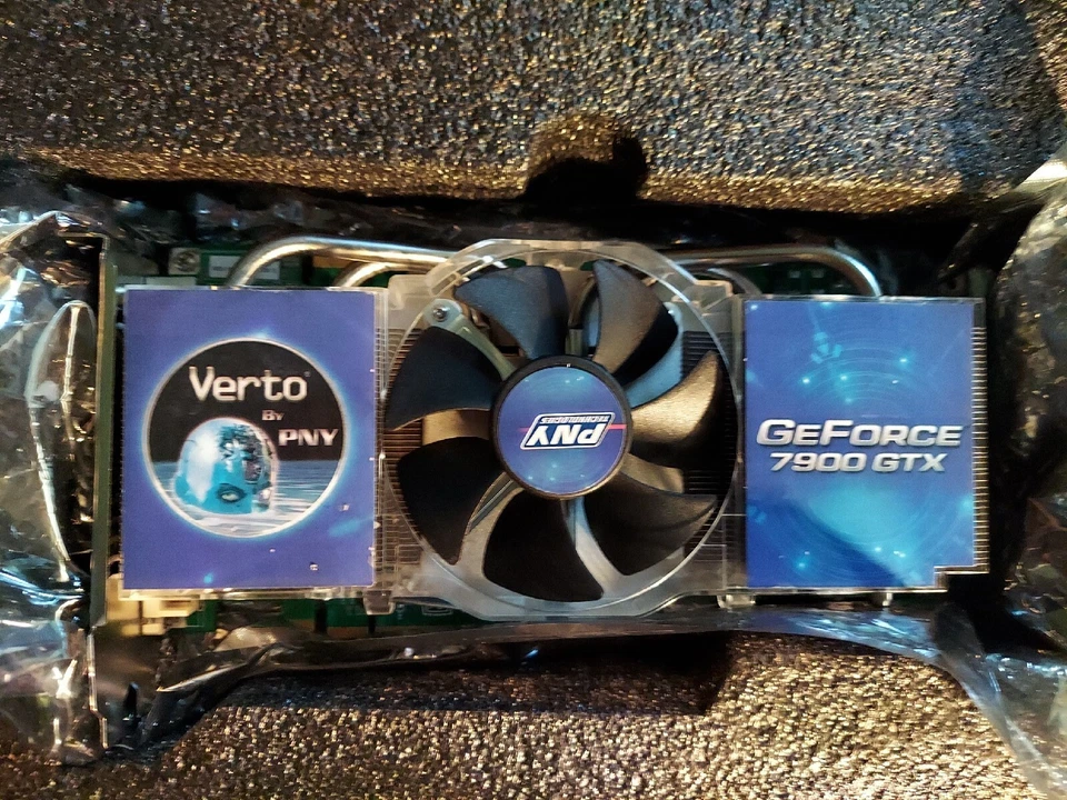 RARE TESTED GOOD PNY Verto GeForce 7900 GTX 512MB PCIE Video Graphics Card GPU - Image 1 of 3