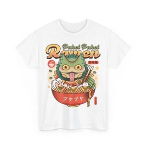 Pukei Pukei Ramen Vintage Unisex T-Shirt. Monster Hunter Video Game. Gaming Tee - Picture 1 of 5