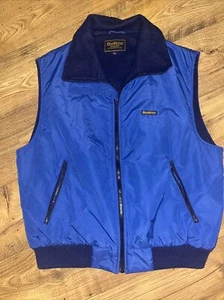 OshKosh Men's Size L Blue Lined Winter Vest Vintage - Picture 1 of 11