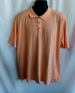 Columbia Mens Polo Shirt XL Orange Omni Shade Sun Protection S-Sleeve - Picture 1 of 6