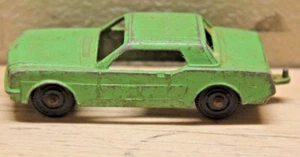 Vintage TootsieToy Ford Mustang Green Car Die Cast Chicago USA 2-Door 1:64 - Picture 1 of 7