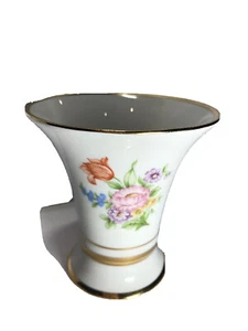 Royal Dux Bohemia Trompete Porzellan Blumenstrauß Vase Vintage Tschechien - Bild 1 von 5