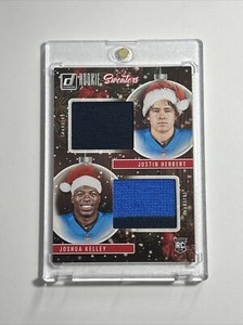 Justin Herbert Joshua Kelley 2020 Donruss Dual Rookie Sweaters RC #SWD-LA
