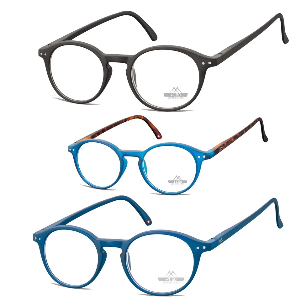 Occhiali Da Lettura Montana Uomo Donna Vista Graduati  1.0 1.5 2.0 2.5 3.0 3.5 - Immagine 1 di 4