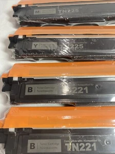 3 Pk TN225 TN221 BK Color Toner Set For Brother HL-3140CW MFC-9130CW MFC-9330CDW - Picture 1 of 5
