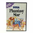 Gra Sega Master System : Phantasy Star z obiema instrukcjami | EUR PAL ORYGINALNE OPAKOWANIE