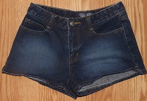 ANGELS JUNIORS TALLA 3 SEXY PANTALONES CORTOS PARA MUJER TIRO BAJO AZUL OSCURO PANTALONES CORTOS VAQUEROS - Imagen 1 de 9