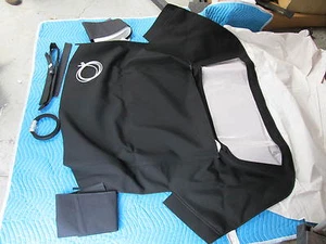 1963-67 Corvette BLACK CONVERTIBLE TOP STAYFAST  PADS KIT-MERCEDES TYPE MATERIAL - Bild 1 von 3