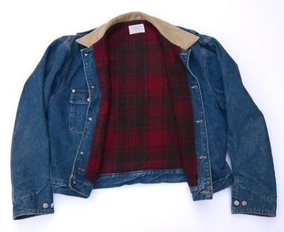 ∞ Винтажный RALPH LAUREN POLO с подкладкой джинсовая куртка двойной RL Levi's Pendleton эпохи 90-х ∞ - Изображение 1 из 4