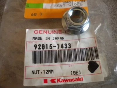 Kawasaki OEM PIEZA 92015-1433 TUERCA, BLOQUEO, BRIDA, 12 MM Foto 1 de 4
