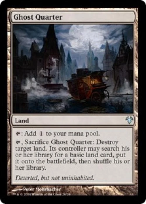 Ghost Quarter - Medium Play MTG Modern Event Deck 2014 - Image 1 of 1