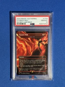 STORMS WILL 2024 MTG MARVEL SECRET LAIR #1744 PSA 10 - Picture 1 of 2