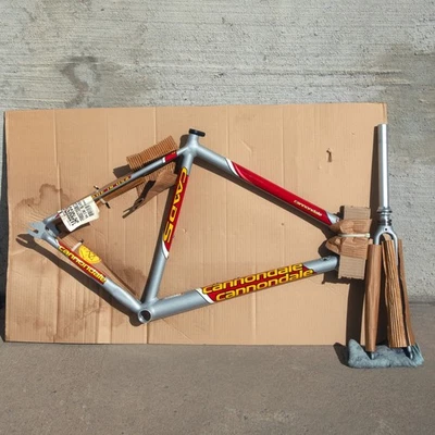 2003 Cannondale Track Frame & Fork - 54cm - In Original Packaging - Never Built - Image 1 of 4