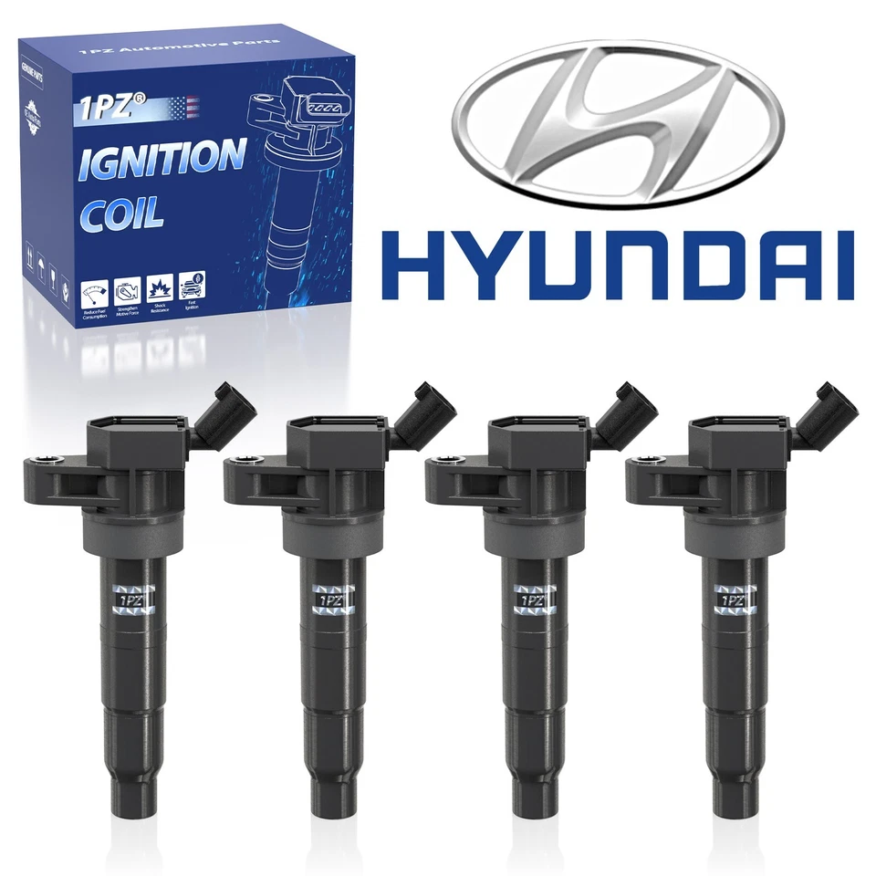 4 Ignition Coil 27300-3F100 For Hyundai Santa Fe Sport Sonata Tucson 2.0L 2.4L - Image 1 of 4