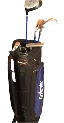 Kids Junior Golfmate Future Tour LH Golf Set Bag Putter Driver, 5, 7 & PW Irons - Image 1 of 2