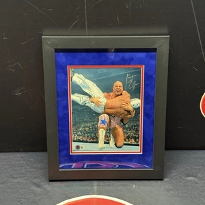 Kurt Angle Signed Framed 8x10 Photo Autographed WWE Olympic Gold TNA Beckett BAS - Picture 1 of 3