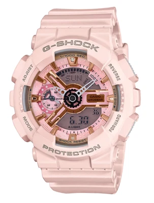 Reloj Casio G-SHOCK GMAS110MP-4A1 Mujer Serie S XL 3D Ana-Digi Rosa Rosa Foto 1 de 2